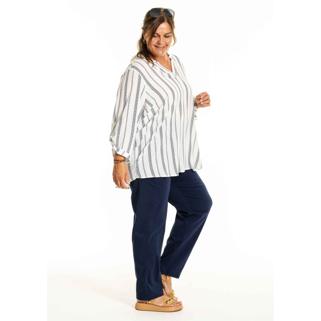 Gozzip Woman GBillie Blouse Blouse White/Navy