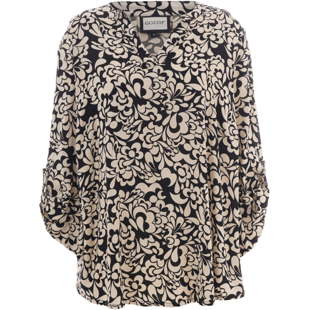 Gozzip Woman GBillie Blouse Blouse Black/Offwhite