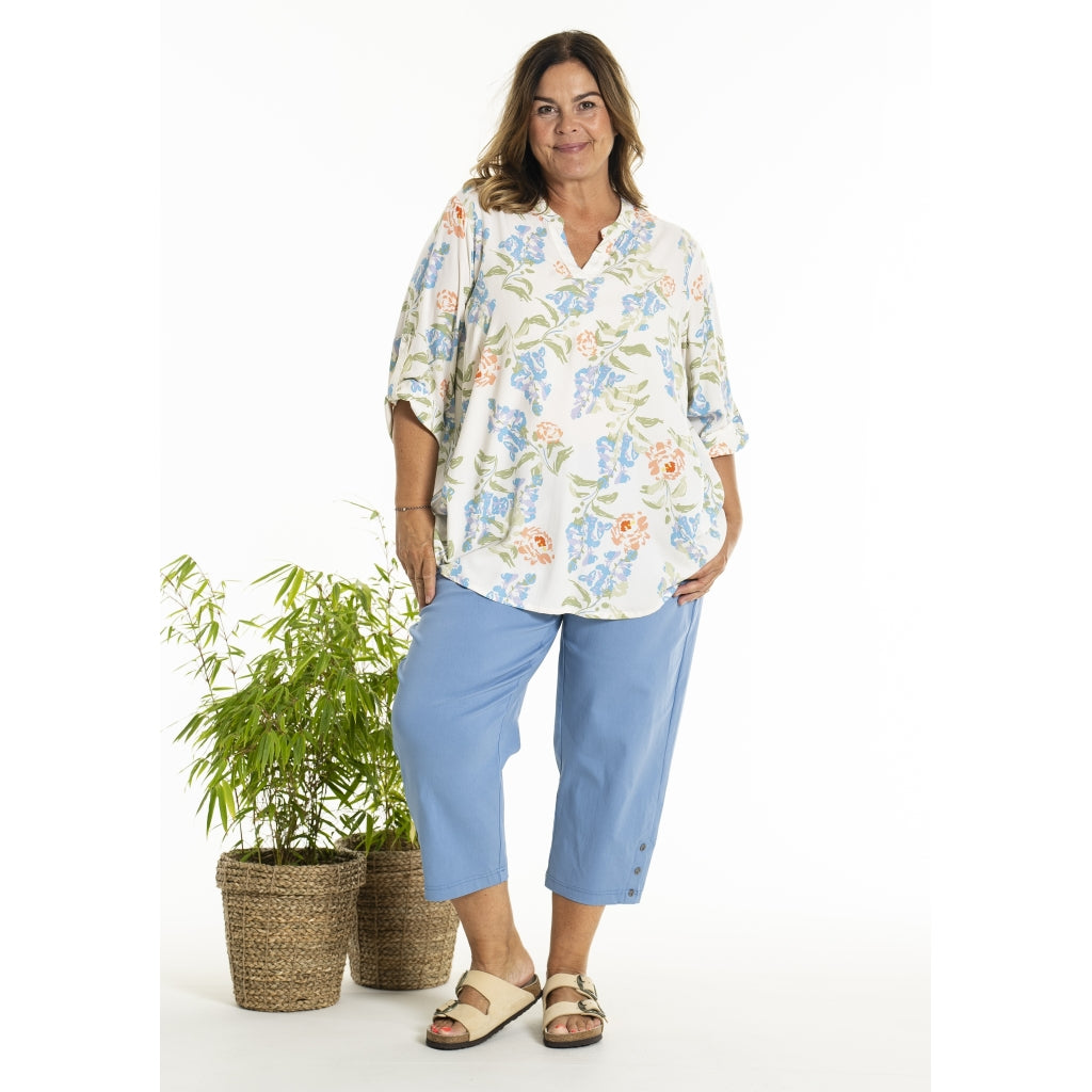 Gozzip Woman GBillie Blouse Blouse Offwhite with print