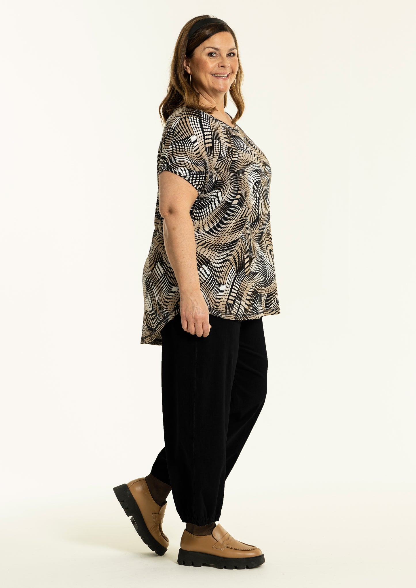 Gozzip Woman GClara Baggy pants Pants Black