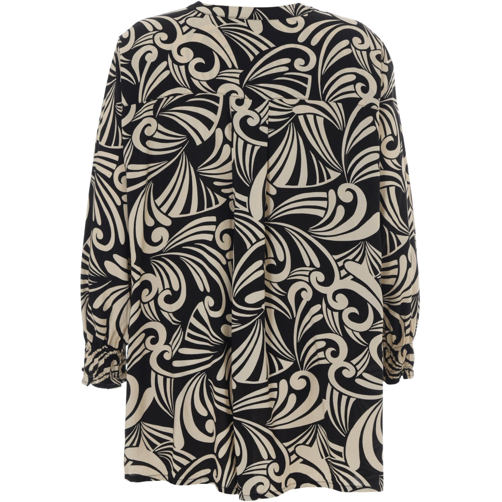 Gozzip Woman GGhita Blouse Blouse Black/Offwhite