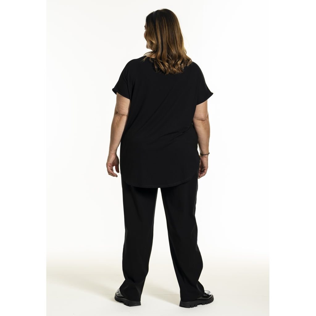 Gozzip Woman GGitte T-shirt with print T-Shirt Black