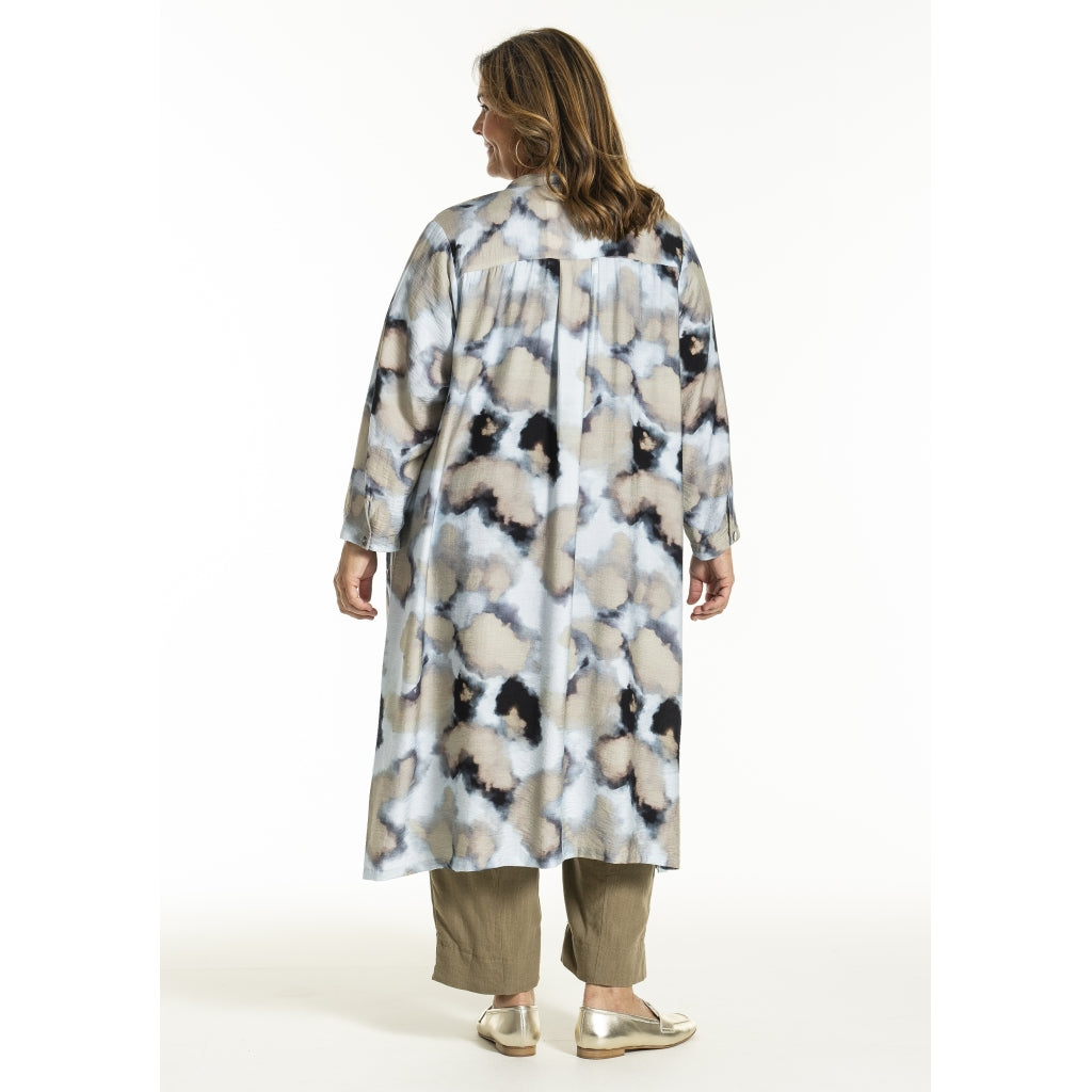 Gozzip Woman GJade Dress Dress Blue watercolor