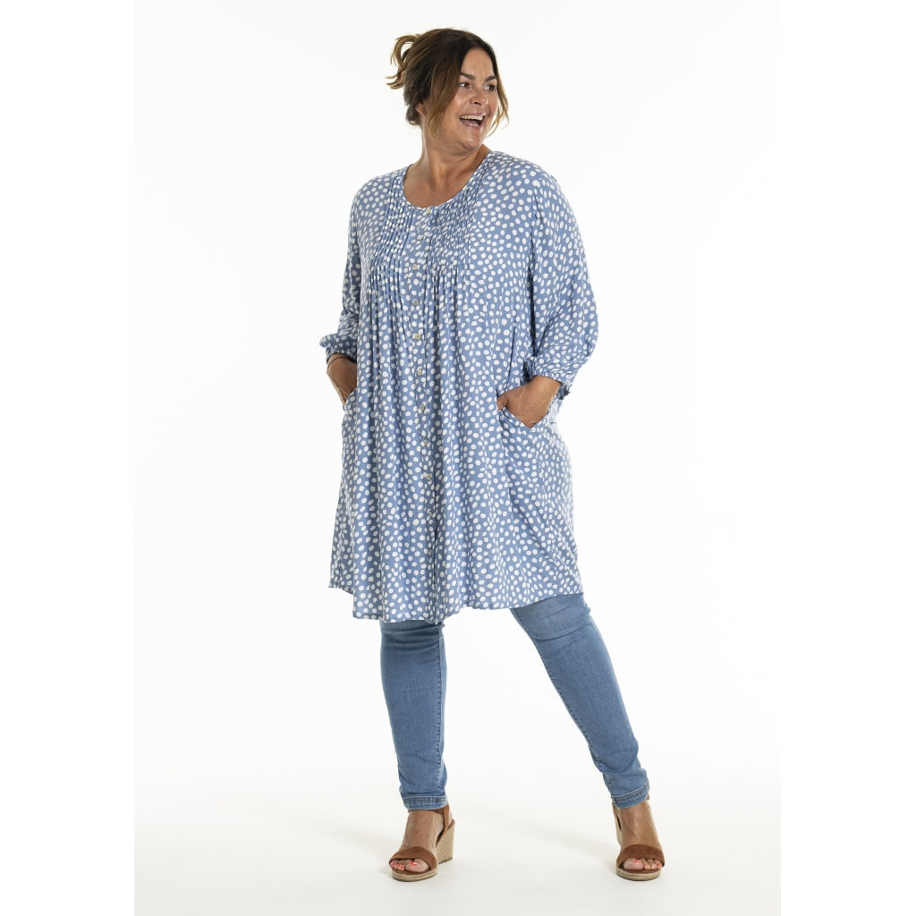 Gozzip Woman GJohanne Shirt Tunic Shirt Tunic Blue haze