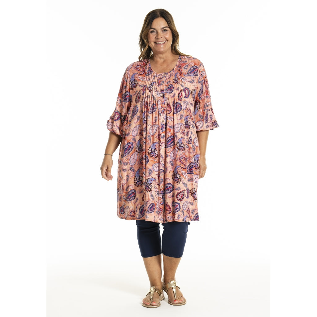 Gozzip Woman GJohanne Shirt Tunic Tunic Coral
