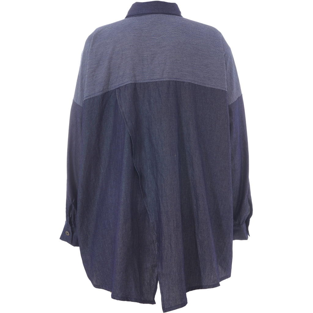 Gozzip Woman GJudit Oversized Shirt Oversize shirt Denim Blue