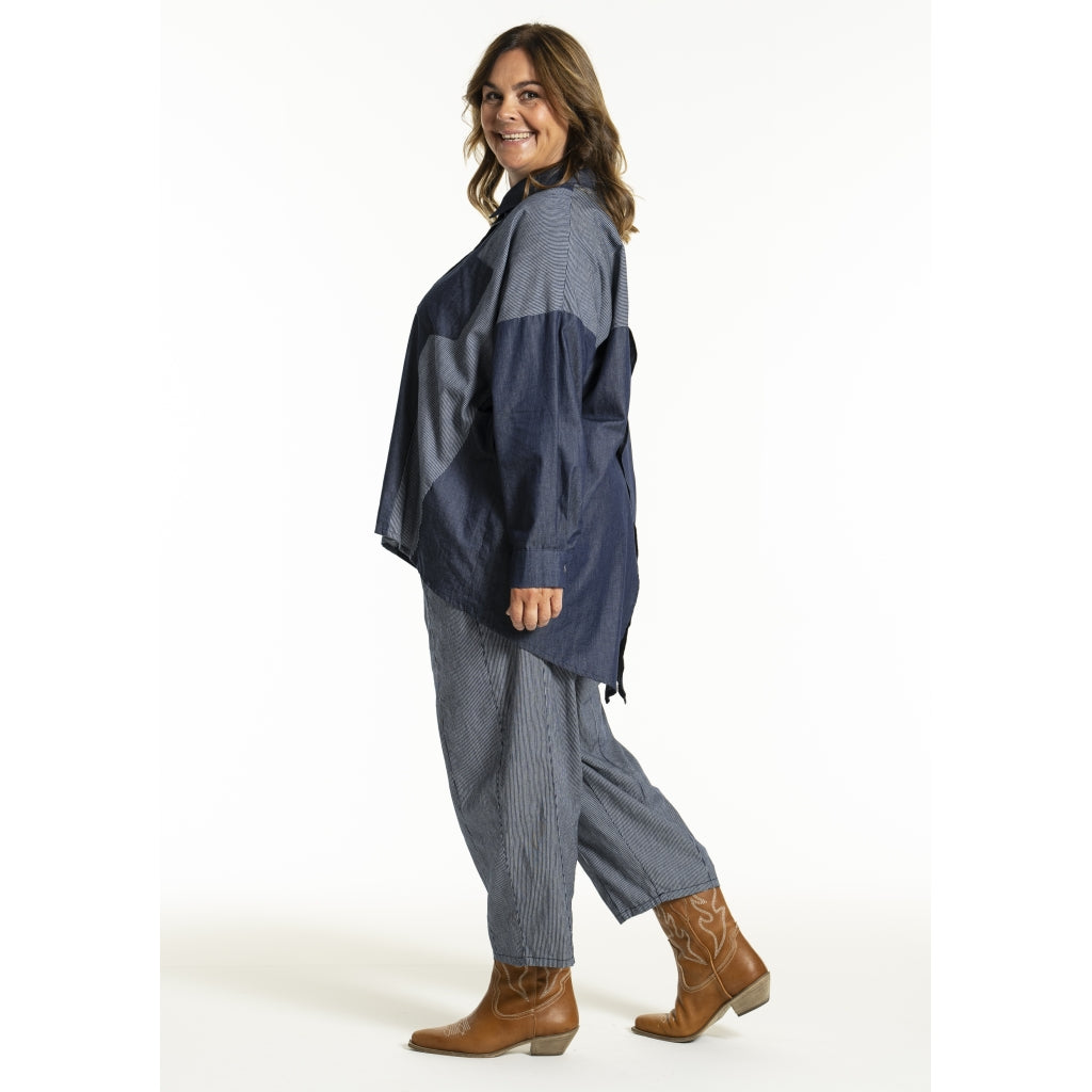 Gozzip Woman GJudit Oversized Shirt Oversize shirt Denim Blue