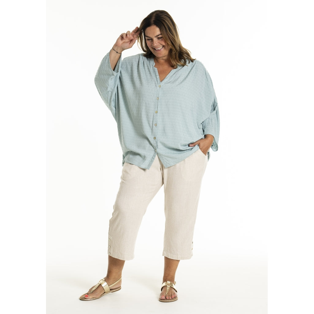Gozzip Woman GKata Oversized Shirt Oversize shirt Light Green