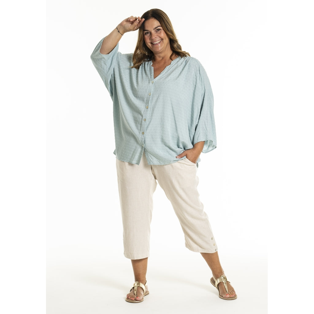 Gozzip Woman GKata Oversized Shirt Oversize shirt Light Green