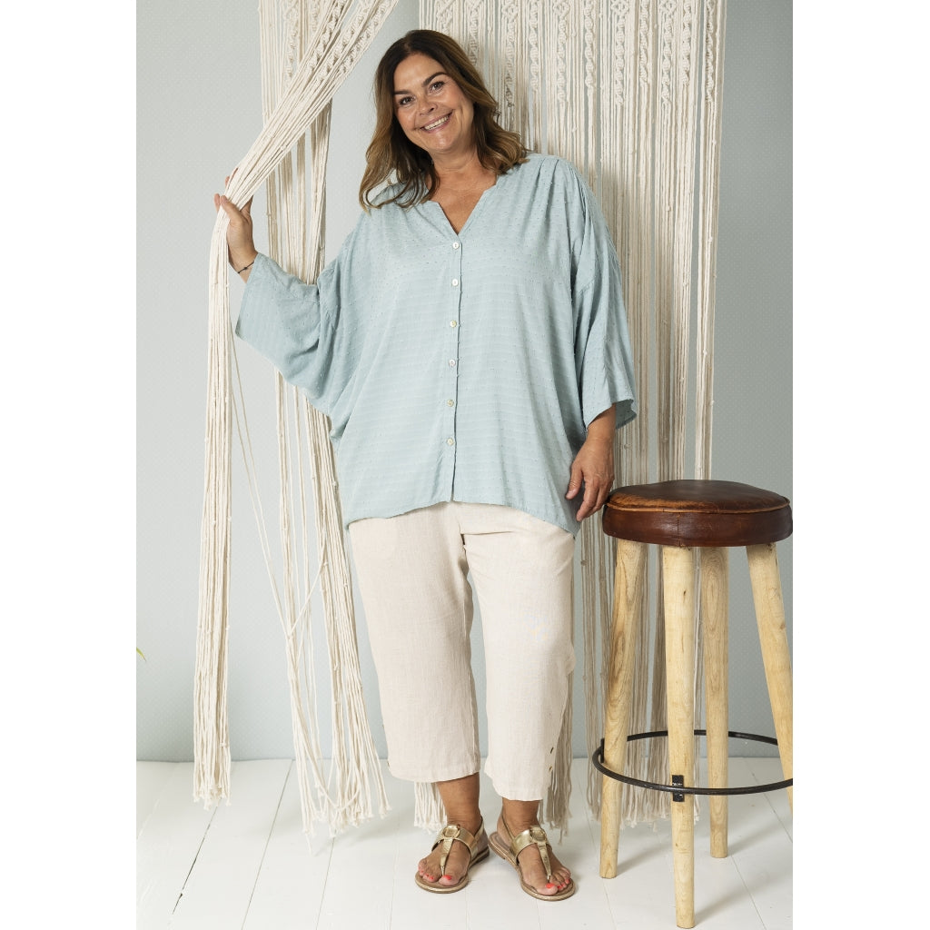 Gozzip Woman GKata Oversized Shirt Oversize shirt Light Green