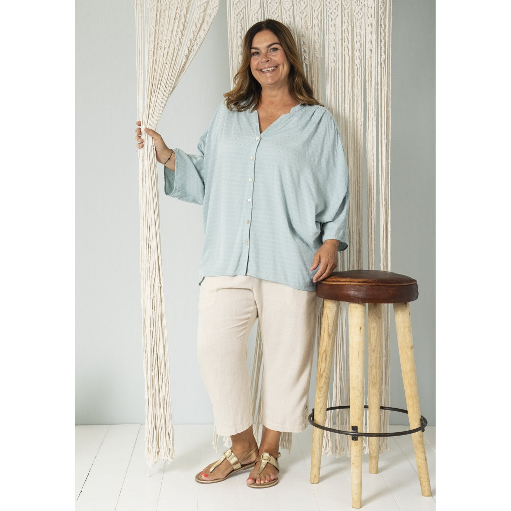 Gozzip Woman GKata Oversized Shirt Oversize shirt Light Green