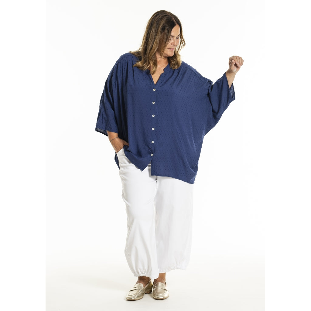 Gozzip Woman GKata Oversized Shirt Oversize shirt Navy