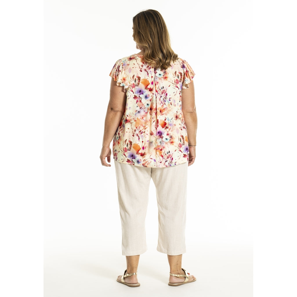 Gozzip Woman GKianna Capri pants Pants Offwhite