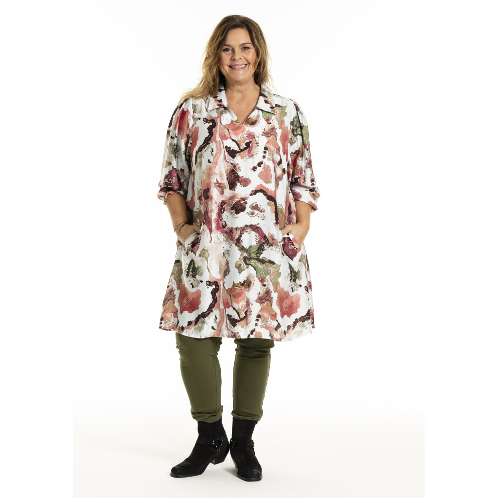 Gozzip Woman GMelissa Tunic Tunic Rose Print