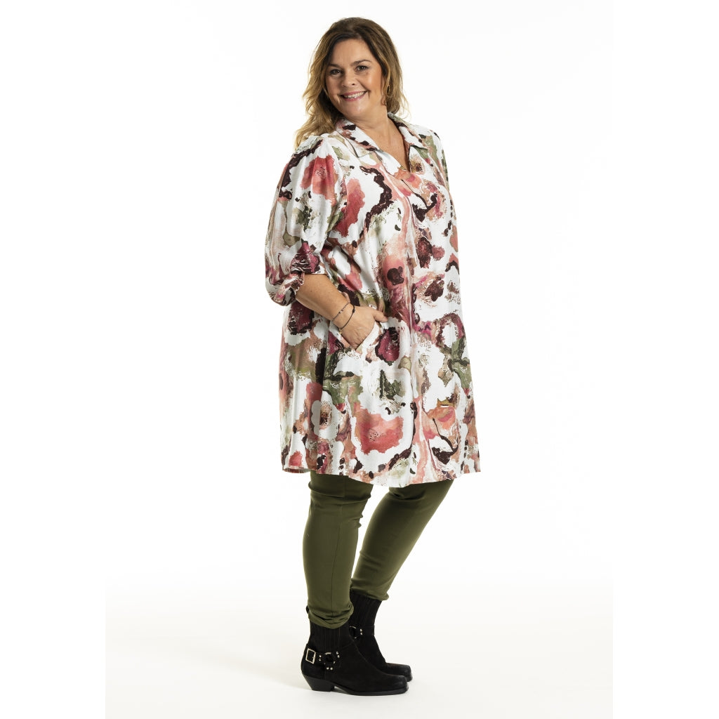 Gozzip Woman GMelissa Tunic Tunic Rose Print
