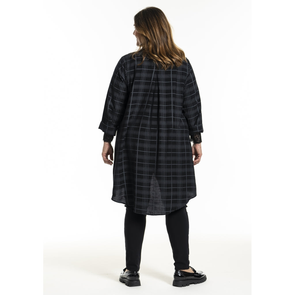 Gozzip Woman GMonna Shirt Tunic Shirt Tunic Black/Grey