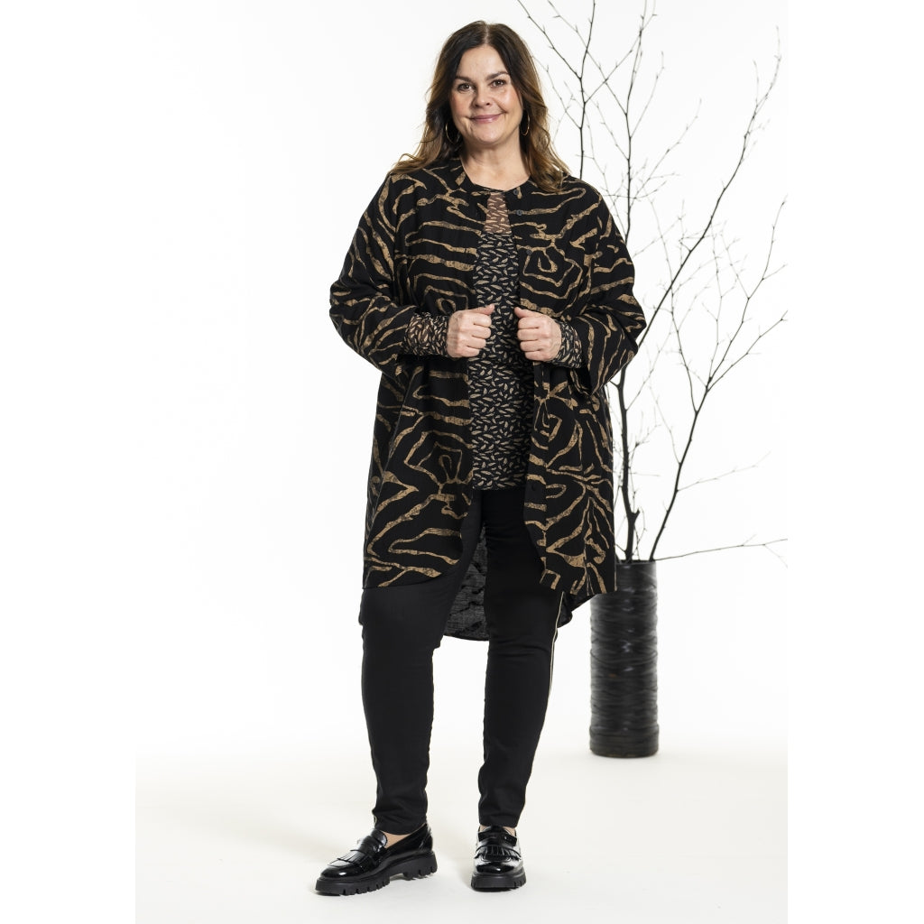 Gozzip Woman GMonna Shirt Tunic Shirt Tunic Black