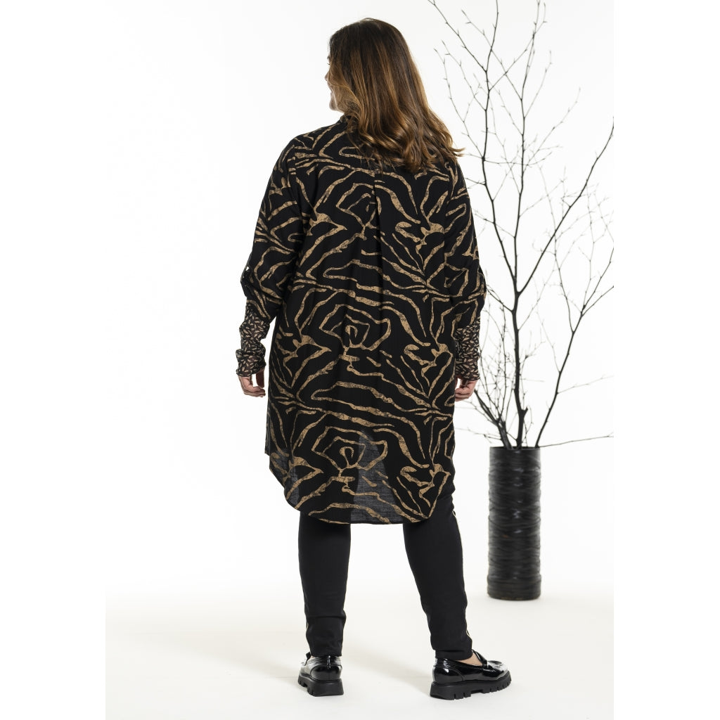 Gozzip Woman GMonna Shirt Tunic Shirt Tunic Black