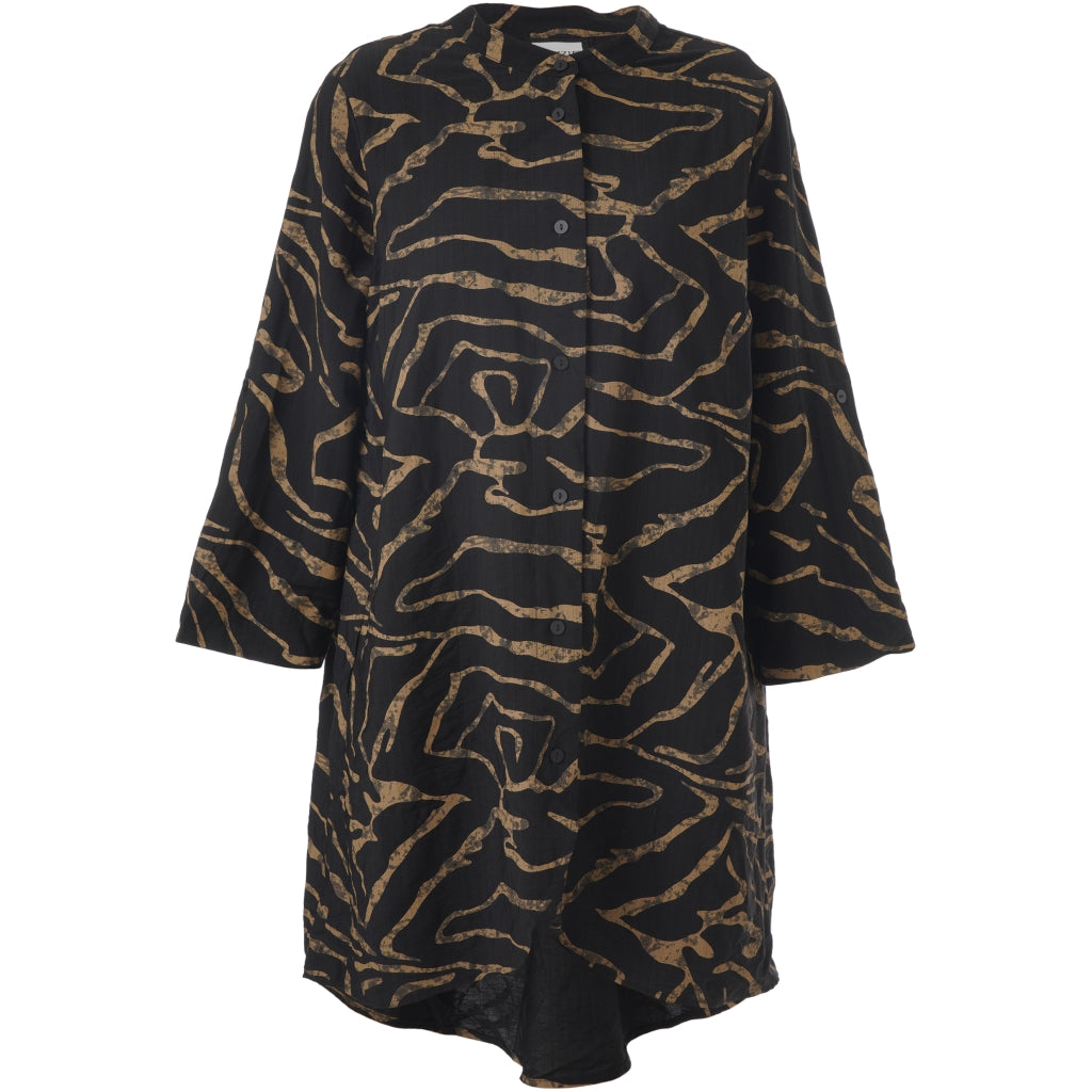 Gozzip Woman GMonna Shirt Tunic Shirt Tunic Black