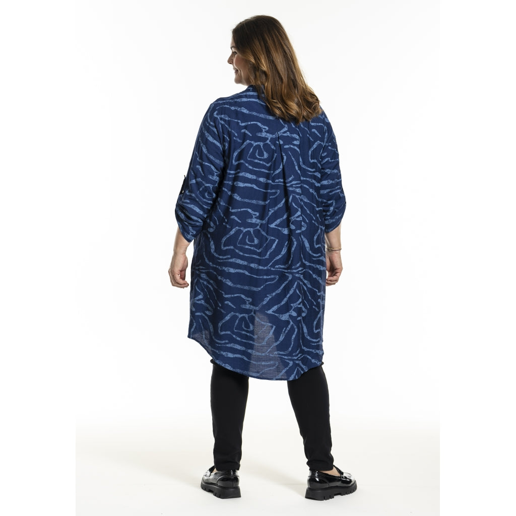 Gozzip Woman GMonna Shirt Tunic Shirt Tunic Blue