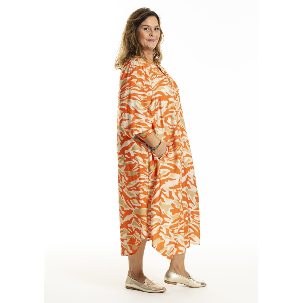 Gozzip Woman GValdis Dress Dress Coral-Beige