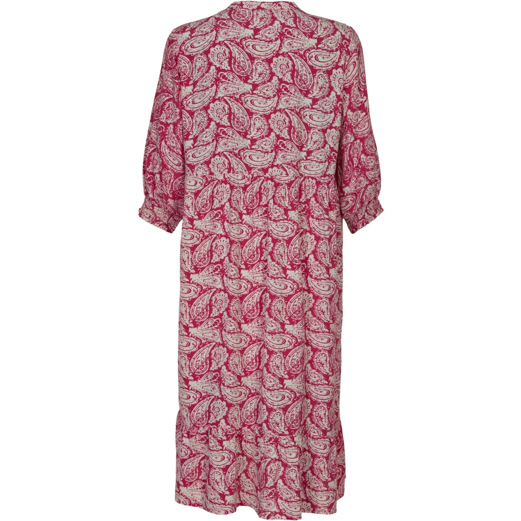Gozzip Woman Victoria Dress Dress Pink Print