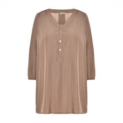Gozzip Woman Blouse Blouse Camel