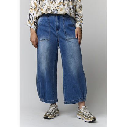 Gozzip Woman Clara Baggy pants Baggy pants Light Blue Denim