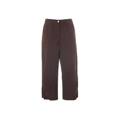 Gozzip Woman Clara Baggy pants Pants Brown