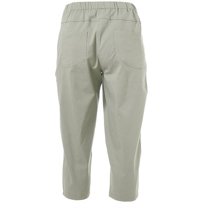 Gozzip Woman Clara Loose capri pants - FLERE FARVER Loose Pant Green haze