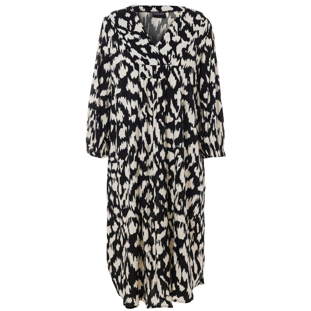 Gozzip Woman Else Dress Dress Black printed