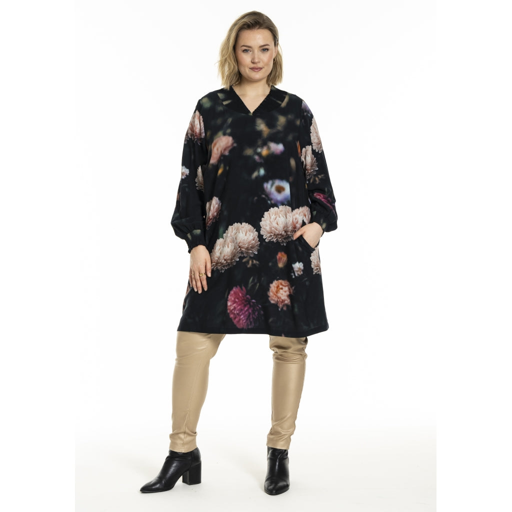 Gozzip Woman GAbigail Tunic Tunic Peony print