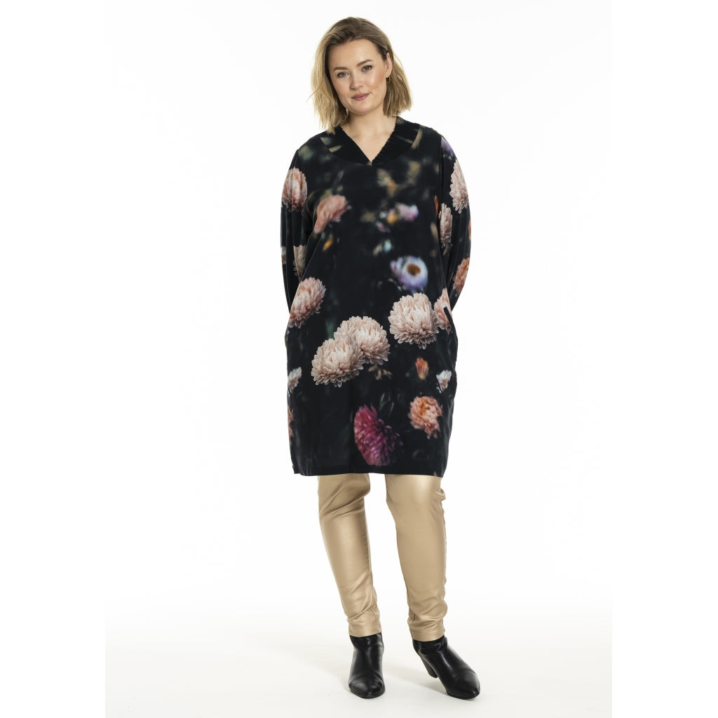 Gozzip Woman GAbigail Tunic Tunic Peony print