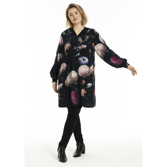 Gozzip Woman GAbigail Tunic Tunic Peony print