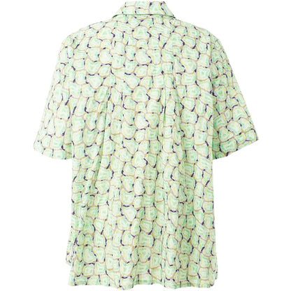 Gozzip Woman GAgaton Blouse Blouse Green Print
