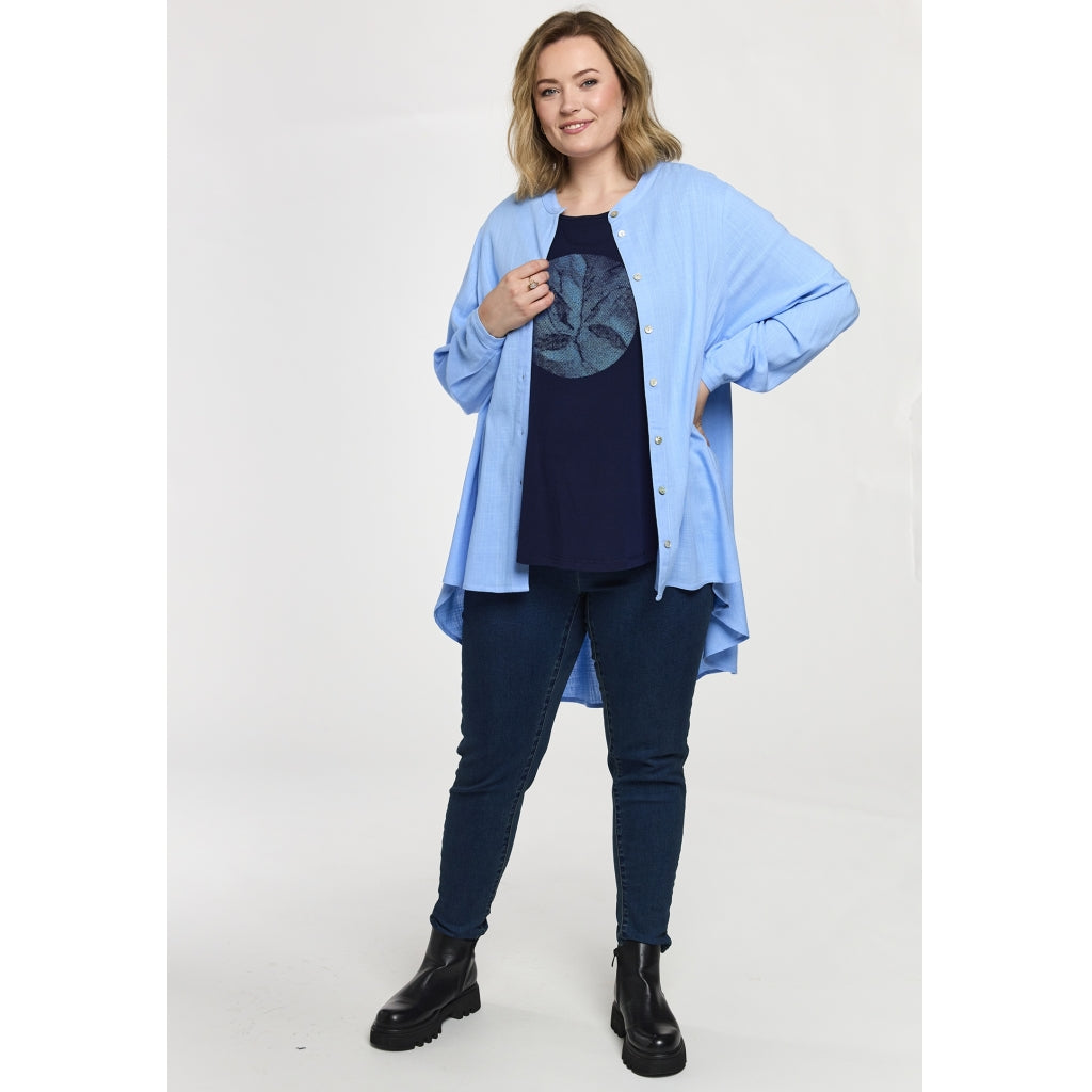 Gozzip Woman GAgnes Shirt Shirt light Blue