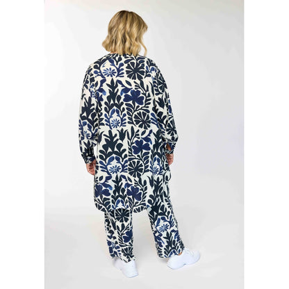 Gozzip Woman GAgnes Shirt Shirt Blue print