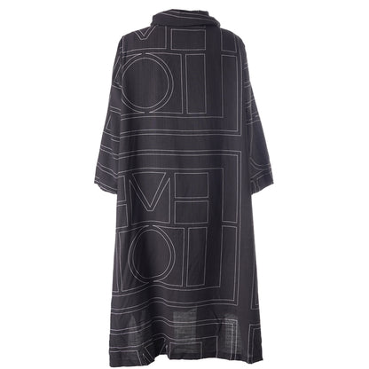 Gozzip Woman GAlara Dress Dress Black with white