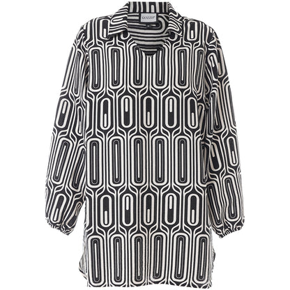 Gozzip Woman GAlberte Tunic Tunic Black/Offwhite