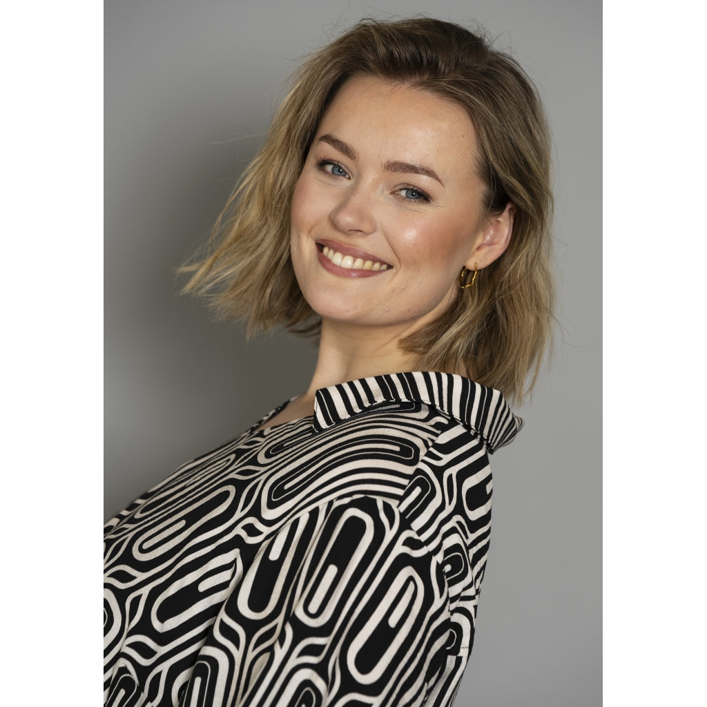 Gozzip Woman GAlberte Tunic Tunic Black/Offwhite