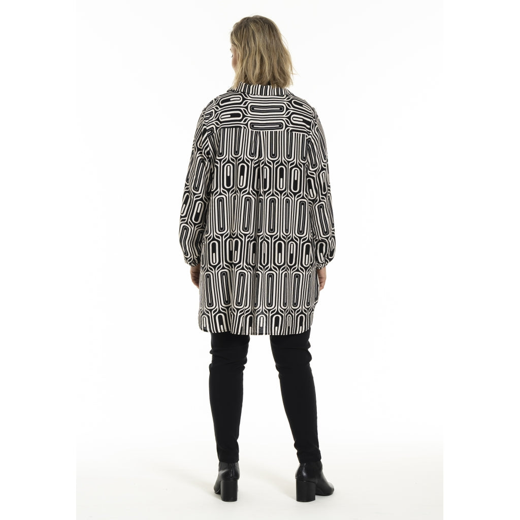 Gozzip Woman GAlberte Tunic Tunic Black/Offwhite