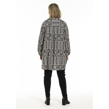 Gozzip Woman GAlberte Tunic Tunic Black/Offwhite