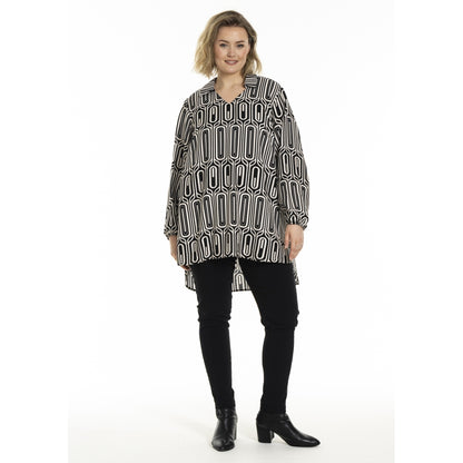 Gozzip Woman GAlberte Tunic Tunic Black/Offwhite
