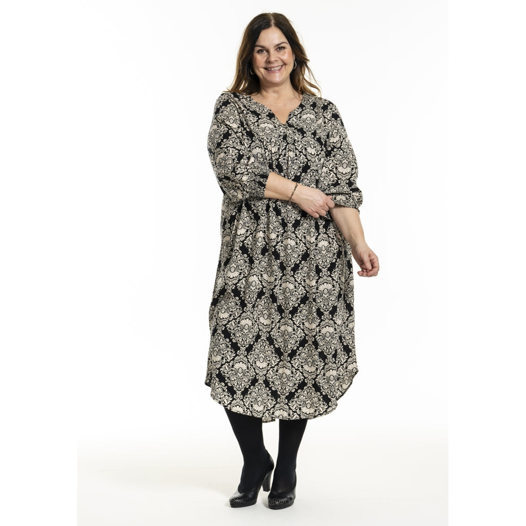 Gozzip Woman GAlice Dress Dress Black Print