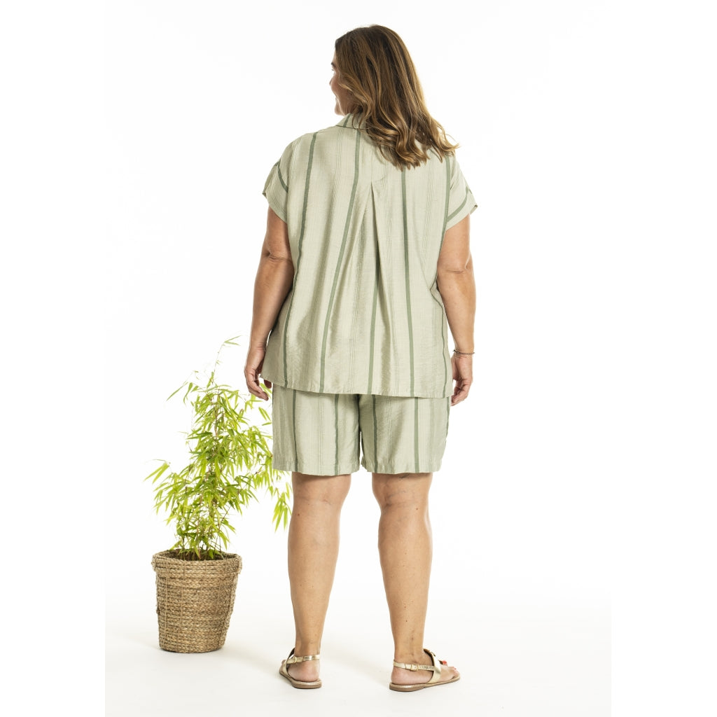 Gozzip Woman GAlice Shorts Shorts Leaf Stripe