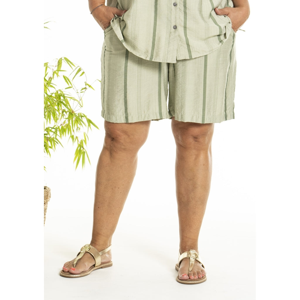 Gozzip Woman GAlice Shorts Shorts Leaf Stripe