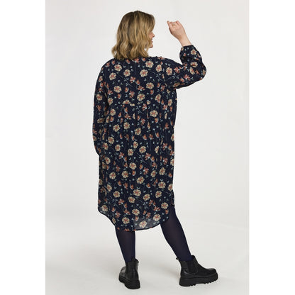 Gozzip Woman GAnja Dress Dress Navy Print