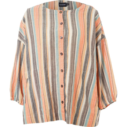 Gozzip Woman GAnn-Mari Blouse Blouse Striped
