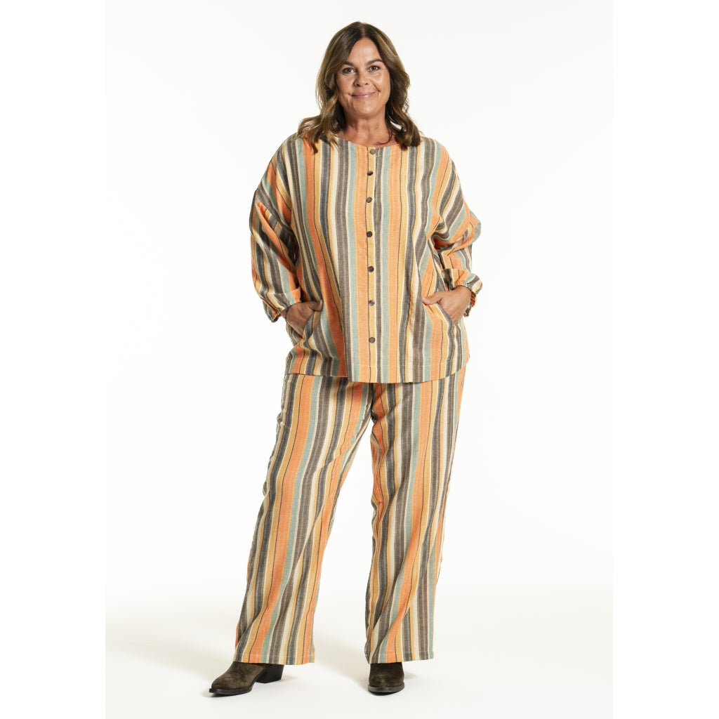 Gozzip Woman GAnn-Mari Blouse Blouse Striped
