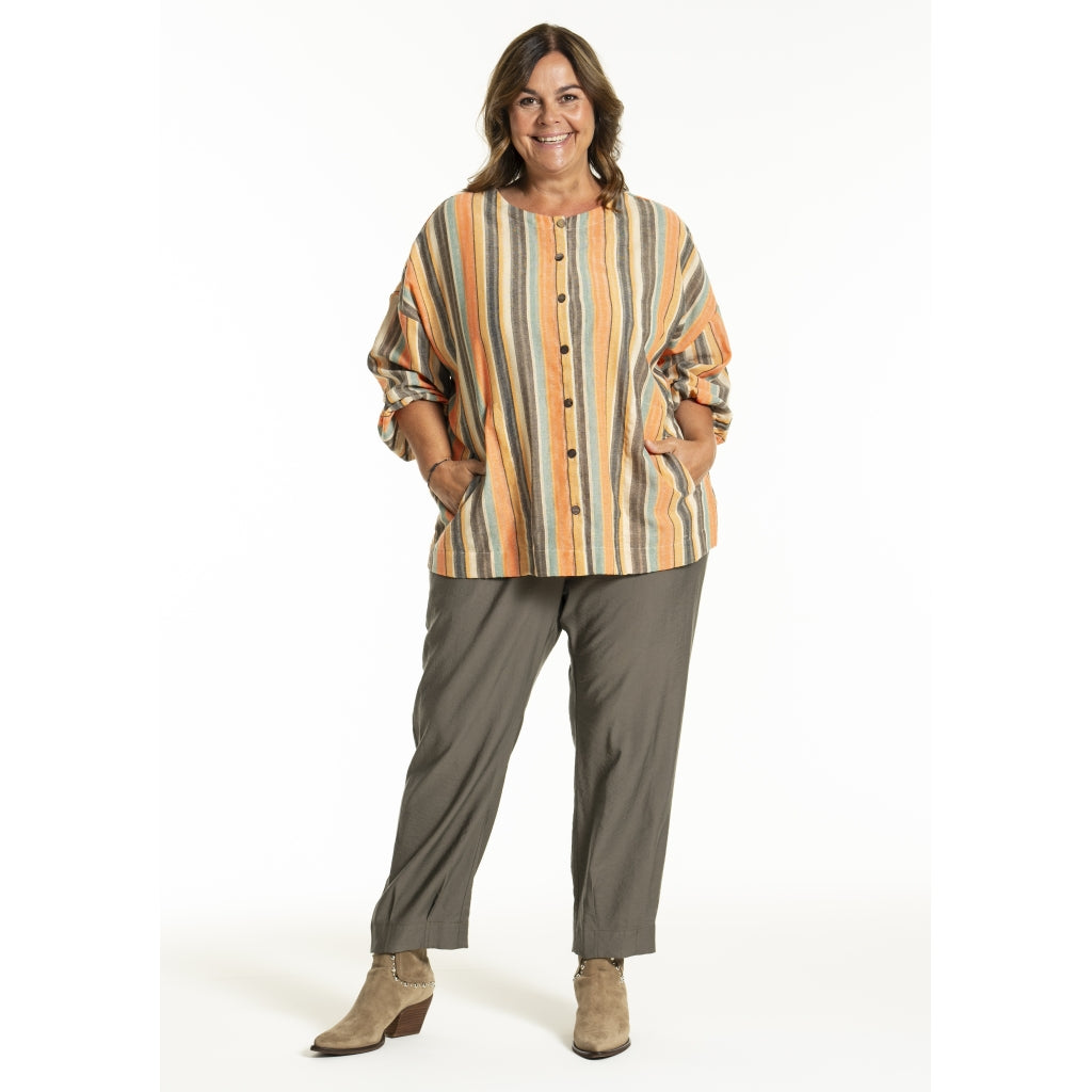Gozzip Woman GAnn-Mari Blouse Blouse Striped
